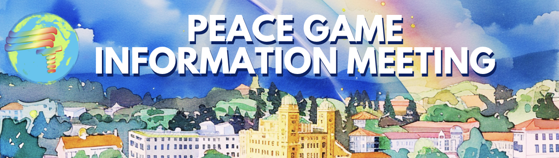 Peace Game Information Meeting (12pm noon ET)